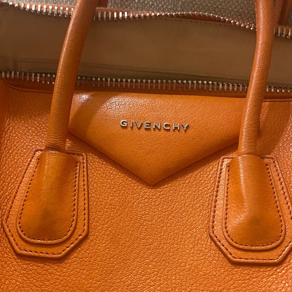 Givenchy Vibrant Orange Satchel - Picture 2 of 5